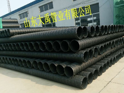 HDPE塑钢缠绕排水管