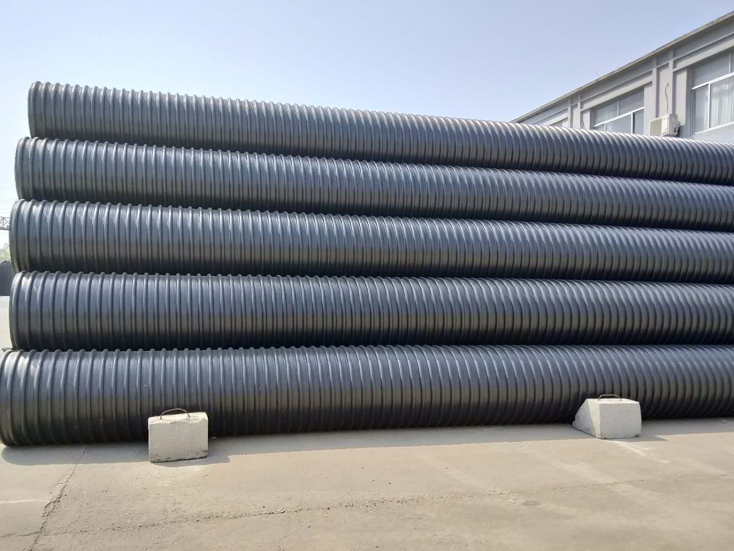 HDPE钢带增强螺旋波纹管厂家